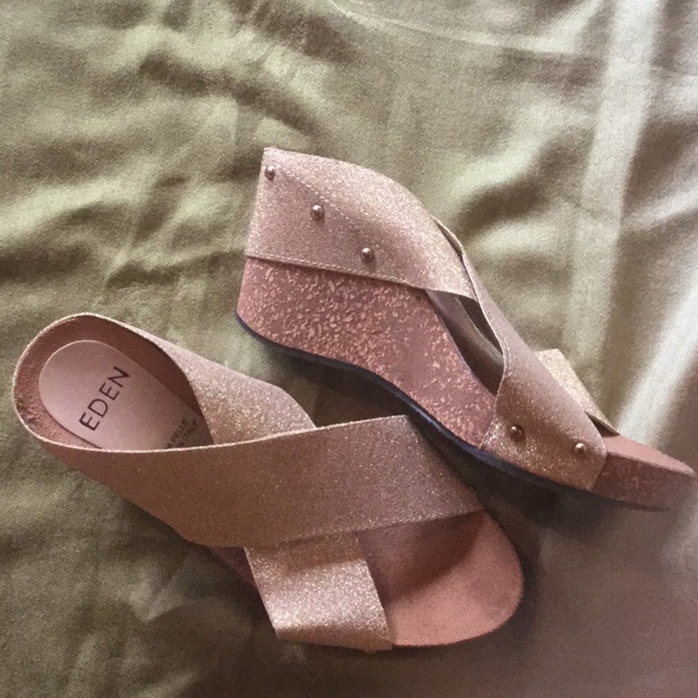 Eden cork wedges. Brand new!